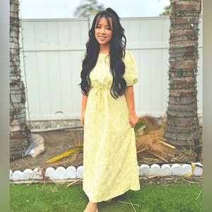 En saison gingham dress